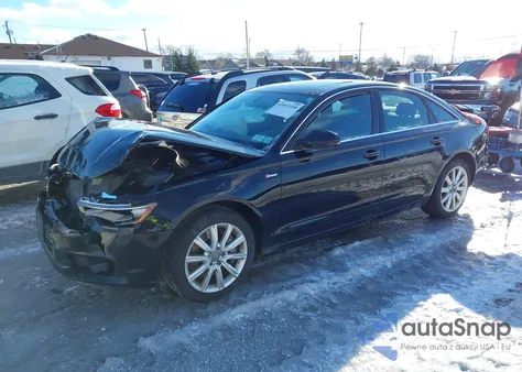 2014 Audi A6 3.0T Premium Plus from USA, damaged, VIN WAUFGAFCOEN026554